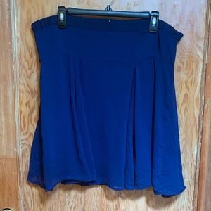 Blue Flounce Skirt